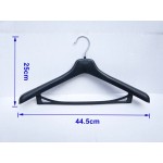 Suit Hanger(Plastic-black/bar)-RA44-per70 